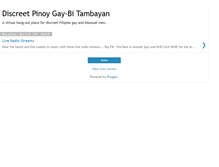 Tablet Screenshot of discreetpinoygaybitambayan.blogspot.com