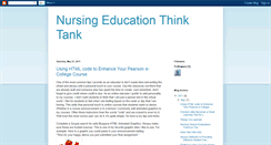 Desktop Screenshot of nursingeduthinktank.blogspot.com