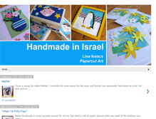 Tablet Screenshot of lisa-handmadeinisrael.blogspot.com