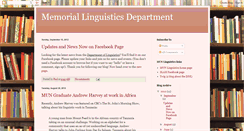 Desktop Screenshot of munlinguistics.blogspot.com