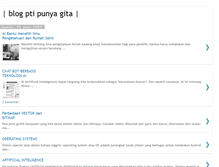 Tablet Screenshot of gitasavitriputri.blogspot.com