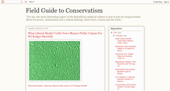 Desktop Screenshot of fieldguidetoconservatism.blogspot.com