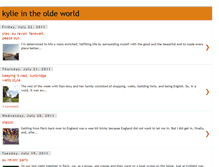 Tablet Screenshot of kylieintheoldeworld.blogspot.com