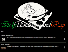 Tablet Screenshot of italyundergroundrap.blogspot.com