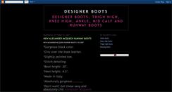 Desktop Screenshot of designerboots.blogspot.com