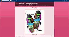 Desktop Screenshot of converse-design-your-own.blogspot.com