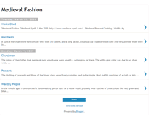 Tablet Screenshot of medievalfashion123.blogspot.com