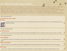 Tablet Screenshot of cuandomamaerachica.blogspot.com