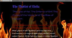 Desktop Screenshot of battlesofliolia.blogspot.com