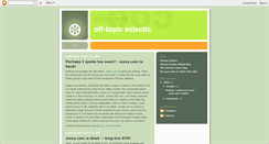 Desktop Screenshot of eclecticot.blogspot.com