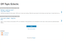 Tablet Screenshot of eclecticot.blogspot.com