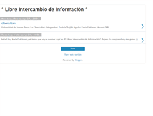 Tablet Screenshot of libreintercambiodeinfokarlita.blogspot.com