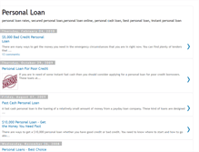 Tablet Screenshot of personal-loans-easy.blogspot.com