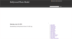 Desktop Screenshot of bollywoodphotomodel.blogspot.com