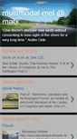 Mobile Screenshot of multimodalmel.blogspot.com