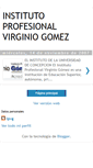 Mobile Screenshot of institutovirginiogomez.blogspot.com