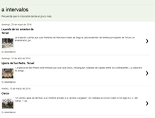 Tablet Screenshot of aintervalos.blogspot.com