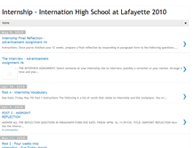 Tablet Screenshot of ihsl-internship.blogspot.com