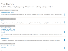 Tablet Screenshot of fivepilgrims.blogspot.com
