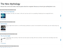 Tablet Screenshot of newmythology.blogspot.com