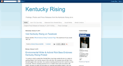 Desktop Screenshot of kentuckyrising.blogspot.com