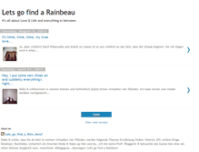 Tablet Screenshot of letsgofindarainbeau.blogspot.com