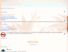 Tablet Screenshot of claudia-noalasdrogas.blogspot.com