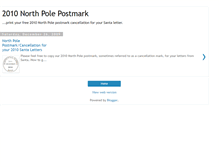 Tablet Screenshot of northpolepostmark2010.blogspot.com