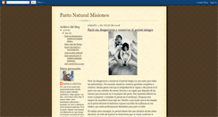 Desktop Screenshot of partonaturalmisiones.blogspot.com