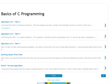 Tablet Screenshot of c-thebasics.blogspot.com
