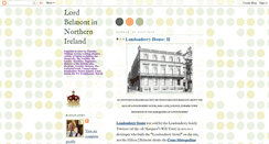 Desktop Screenshot of lordbelmontinnorthernireland.blogspot.com