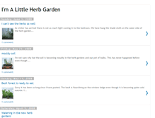 Tablet Screenshot of imalittleherbgarden.blogspot.com