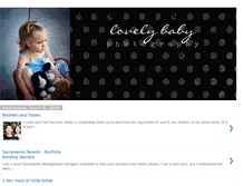 Tablet Screenshot of lovelybabyphotography.blogspot.com