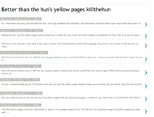 Tablet Screenshot of killthehun.blogspot.com