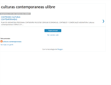 Tablet Screenshot of culturascontemporaneasulibre.blogspot.com