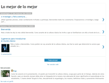 Tablet Screenshot of lomejordelomejor-ergo.blogspot.com