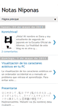 Mobile Screenshot of notas-niponas.blogspot.com