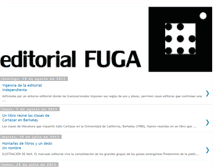 Tablet Screenshot of editorialfuga.blogspot.com