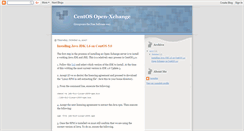 Desktop Screenshot of centosopen-xchange.blogspot.com