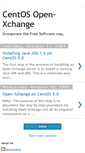 Mobile Screenshot of centosopen-xchange.blogspot.com