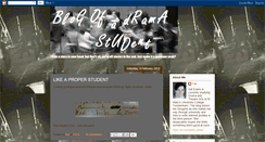 Desktop Screenshot of blogofadramastudent.blogspot.com