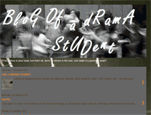 Tablet Screenshot of blogofadramastudent.blogspot.com