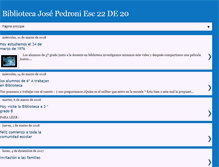 Tablet Screenshot of biblioteca22de20.blogspot.com
