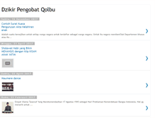 Tablet Screenshot of dzikirpengobatqolbu.blogspot.com