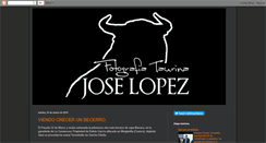 Desktop Screenshot of fotografiataurinajoselopez.blogspot.com