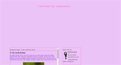 Desktop Screenshot of cantinhodesabedoria.blogspot.com