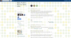 Desktop Screenshot of makepie.blogspot.com