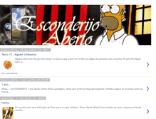 Tablet Screenshot of esconderijoaberto.blogspot.com