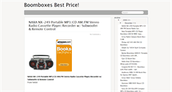 Desktop Screenshot of boomboxes-blog.blogspot.com