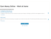 Tablet Screenshot of earnmonyonline-workathome.blogspot.com